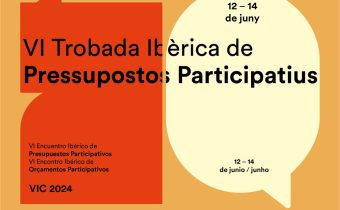 Presentation by Rosa Borge on the situation of participatory budgeting in Catalonia at the VI Iberian Meeting of Participatory Budgets in Vic. 12-14 June, 2024.