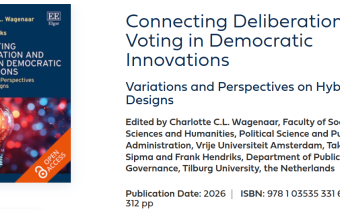 Rosa Borge contributes to new volume on hybrid democratic arrangements: “Connecting Deliberation and Voting in Democratic Innovations”